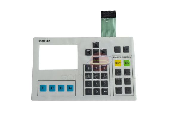 Equipment type membrane switch